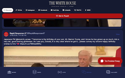 The White House screenshot