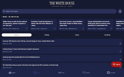The White House screenshot