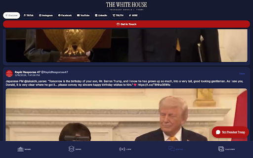 The White House screenshot