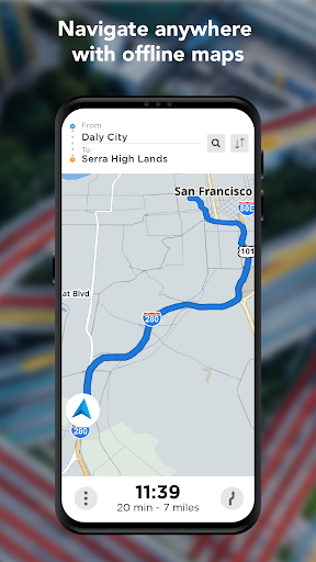 GPS Offline Maps & Navigation screenshot