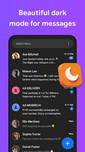 Messages screenshot