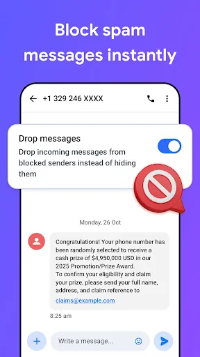 Messages screenshot