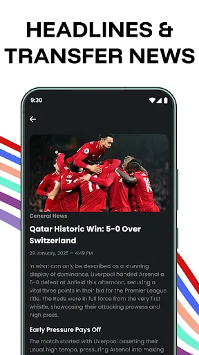 Soccer Live Scores & News screenshot