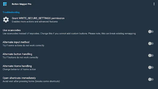 Button Mapper: Remap your keys screenshot