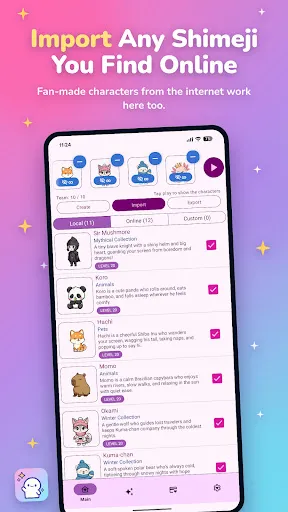 Shimeji: Screen Buddies screenshot