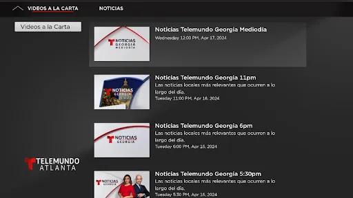 Telemundo Atlanta screenshot