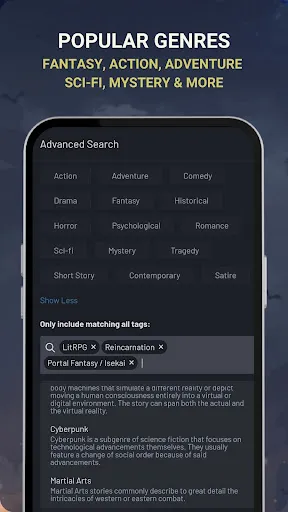 Royal Road - Read Stories screenshot