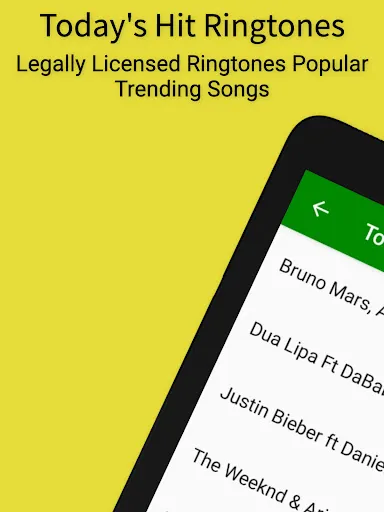 Today's Hit Music Ringtones screenshot