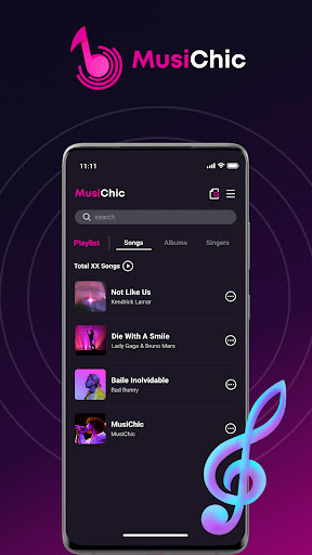 MusiChic-Offline Music Player screenshot