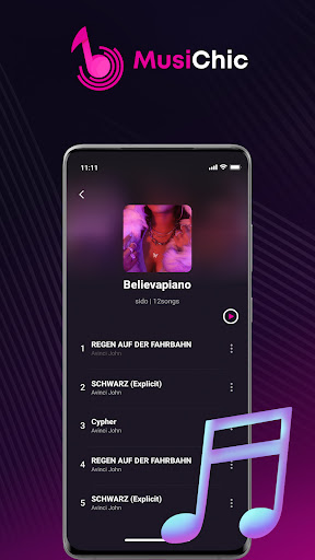MusiChic-Offline Music Player screenshot