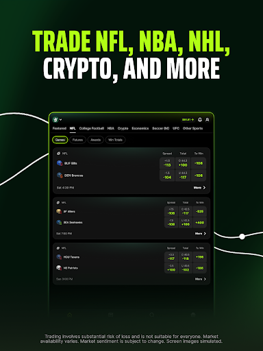 DraftKings Predictions screenshot