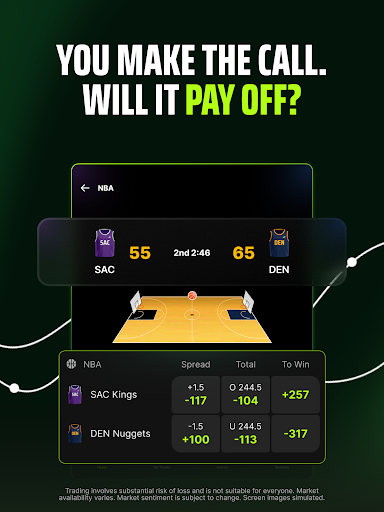 DraftKings Predictions screenshot