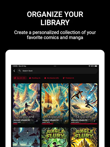 Comic Reader CBR, CBZ & PDF screenshot