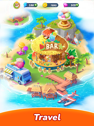 Tasty Travels: Merge Game screenshot