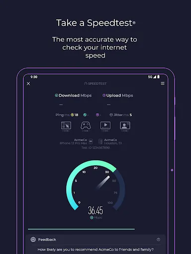 Speedtest by Ookla screenshot