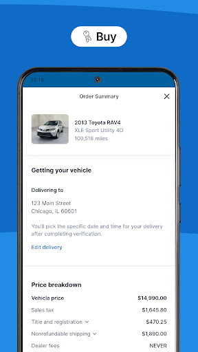 Carvana: Buy/Sell Used Cars screenshot