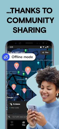Instabridge: WiFi Hotspot Map screenshot