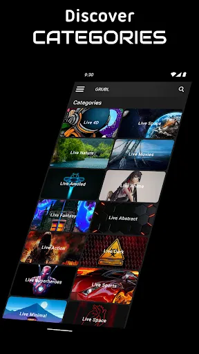 GRUBL™ 4D Live Wallpapers + AI screenshot