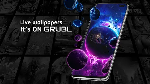 GRUBL™ 4D Live Wallpapers + AI screenshot