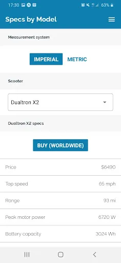 Electric Scooter Universal App screenshot