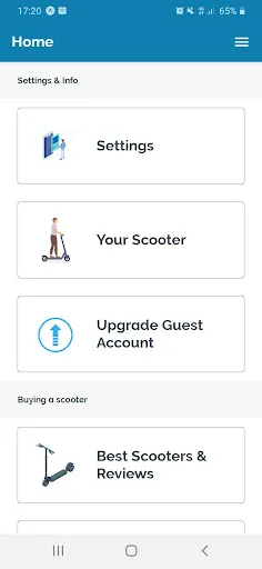 Electric Scooter Universal App screenshot