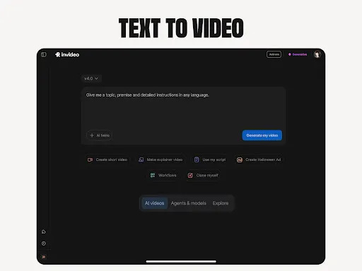 invideo AI: AI Video Generator screenshot