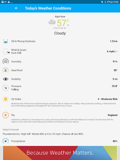 Weather data & microclimate :  screenshot