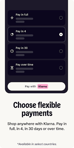 Klarna: Smarter everyday money screenshot