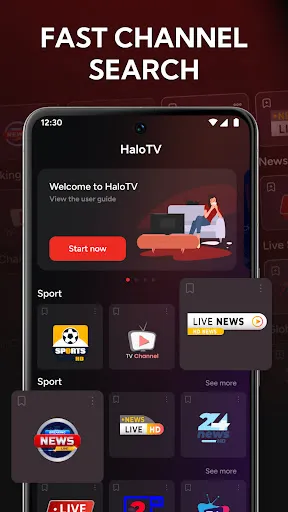 HaloTV: Movies and TV Shows screenshot