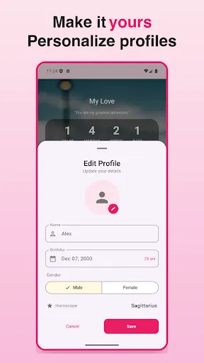 My Love: In Love Days Counter screenshot