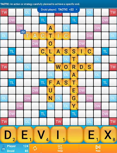Classic Words Solo screenshot