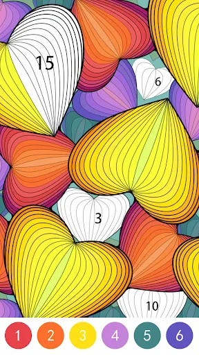 Tangle Color by Number Book screenshot