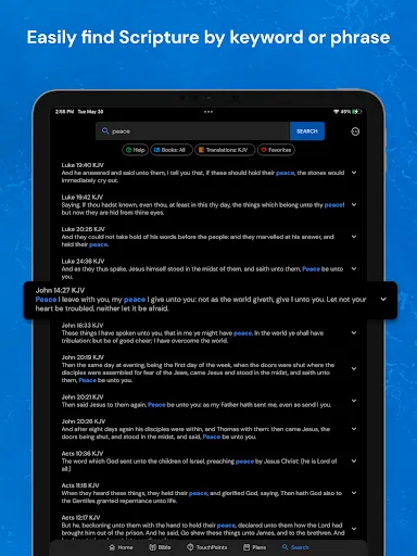Holy Bible King James + Audio screenshot