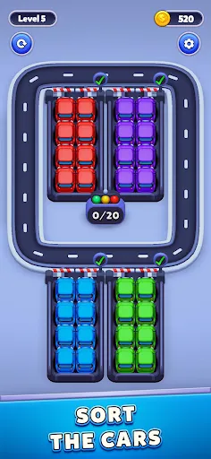 Car Sort: Color Puzzle screenshot