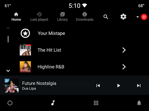 YouTube Music screenshot