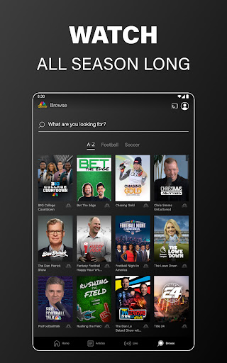 NBC Sports screenshot