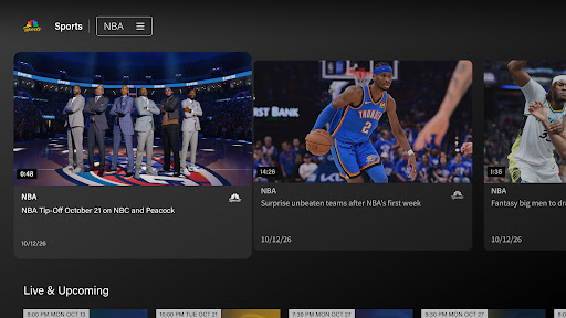 NBC Sports screenshot