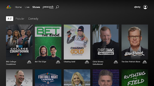 NBC Sports screenshot