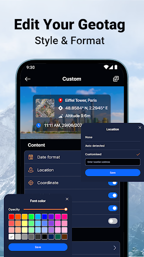 MeShot: GPS Camera & Geo Stamp screenshot