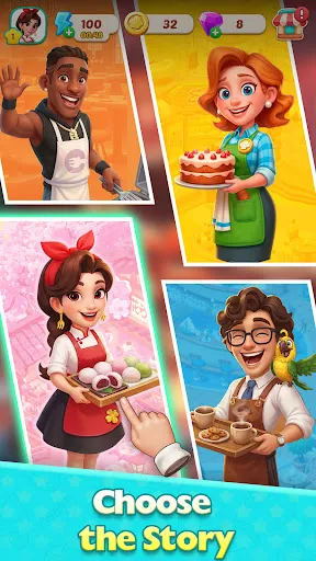 Foodstars: Merge & Cook screenshot