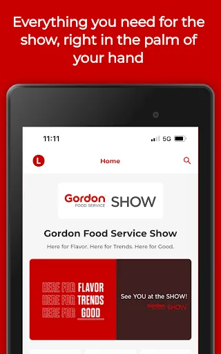 Gordon Food Service Shows screenshot