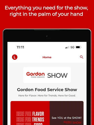 Gordon Food Service Shows screenshot