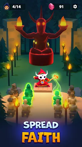 Idle Cult Empire - Evil Tycoon screenshot