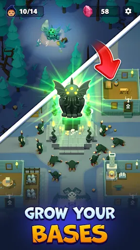 Idle Cult Empire - Evil Tycoon screenshot