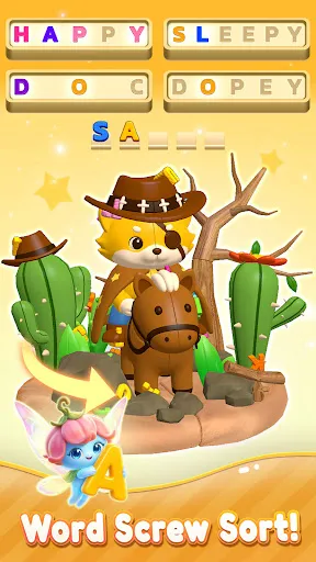 Word Screw: 3D Screw Puzzle screenshot
