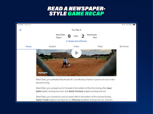 GameChanger screenshot