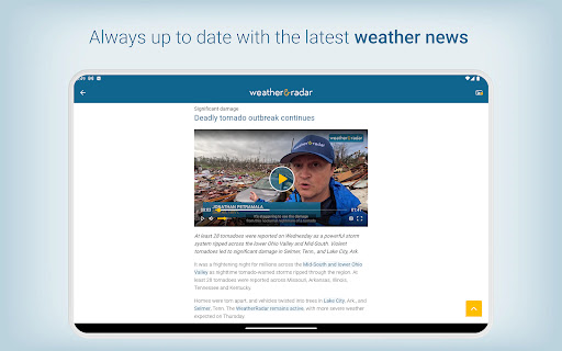 Weather & Radar Forecast screenshot