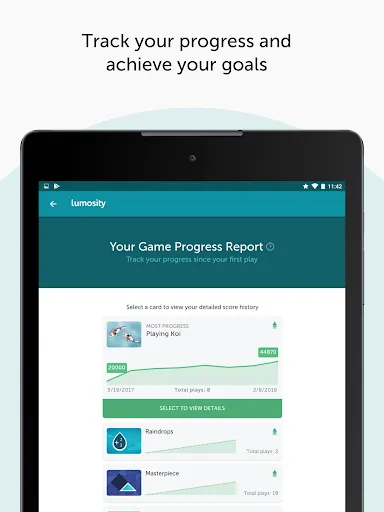 Lumosity: Brain Training Games screenshot