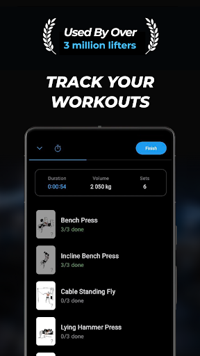 Lyfta: Gym Log Workout Tracker screenshot