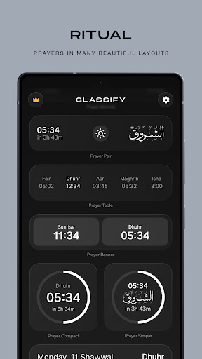 Glassify - Widgets & Themes screenshot